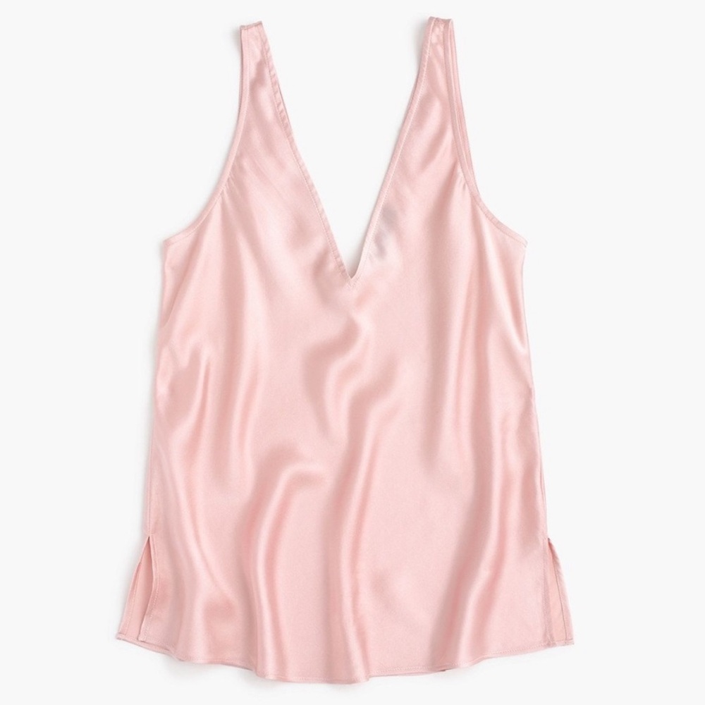 JCrew silk Vneck top